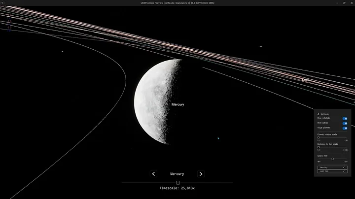 Full Scale Solar Systems in UE5