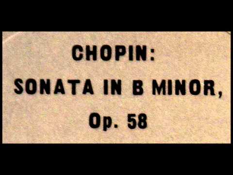 Chopin / Alexander Brailowsky, 1963: Sonata in B Minor, Op. 58 - Complete, Columbia LP