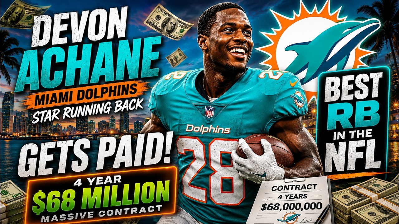 🚨 Breaking News.... Miami Dolphins STAR RB DEVON ACHANE JUST GOT PAID! 🚨🚨