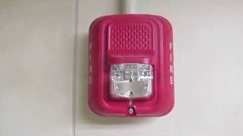 High School System Sensor SRL Fire Alarm Strobe