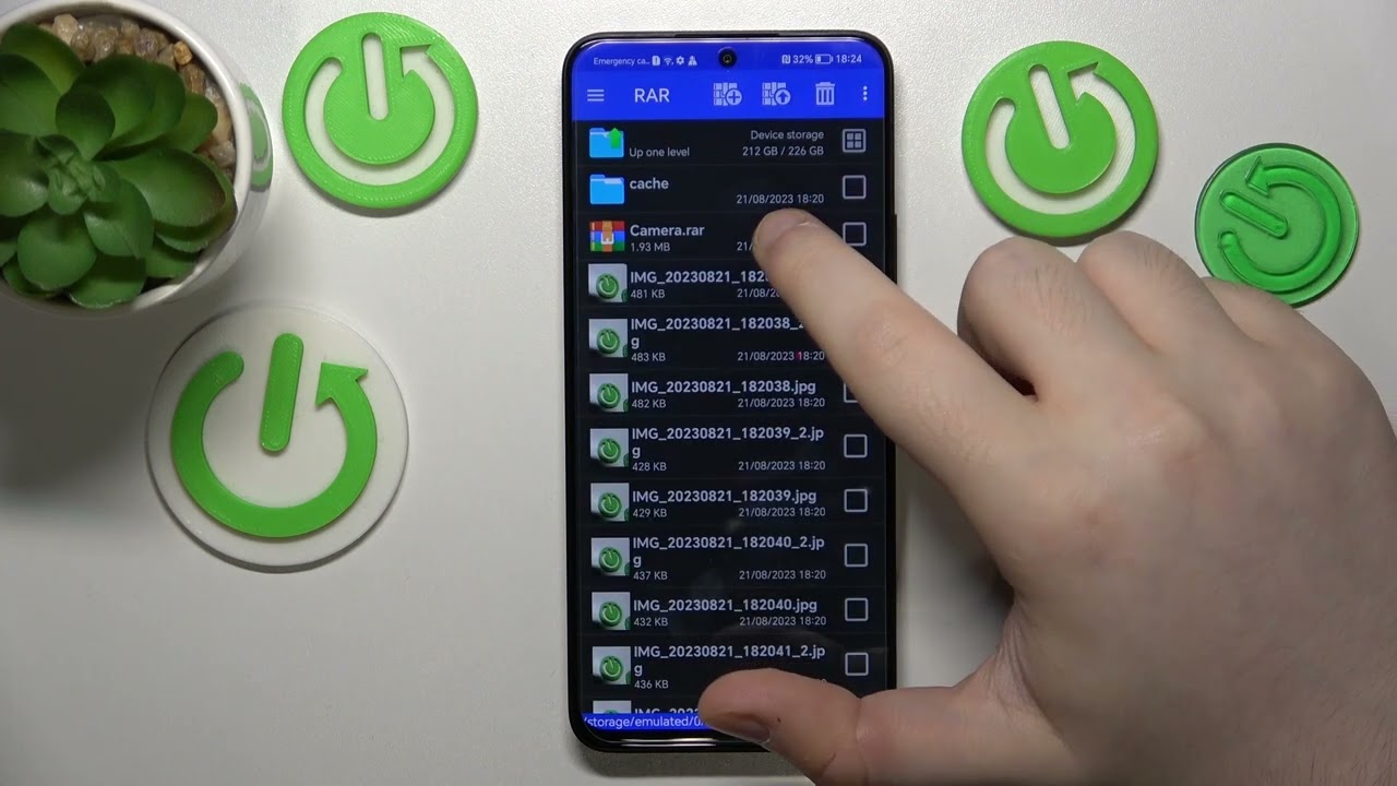 How to UnPack RAR Archives on Honor 90 Lite? Open Compressed Archive File on Smartphone!
