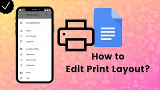 How to Edit Print Layout in Google Docs? - Google Docs Tips