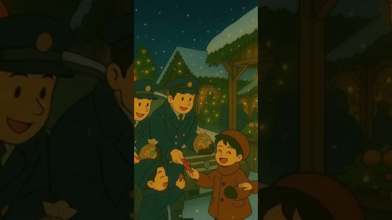 Winter Christmas AI video #shorts #ai