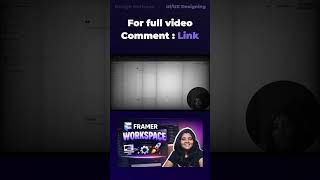 Framer Workspace Explained | Complete Overview for Beginners #telugu #telugudesinger