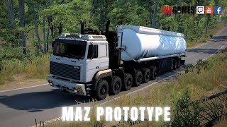 New DSL Map v1.1 by Black Dragon MAZ Prototype - Euro Truck Simulator 2