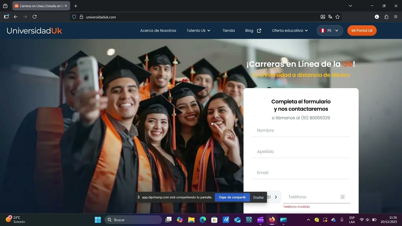 La Universidad UK de México, me entrego mi título profesional