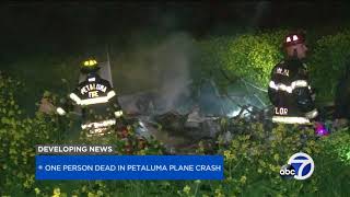 Pilot killed in Petaluma plane crash during storm