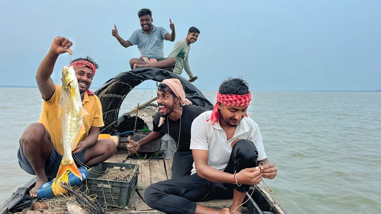 হায়রে আজ একি হলো,ছিড়ে চলে যাওয়া বড়শিতে পাঙ্গাস মাছ বেঁধে উঠলো Sundarban hook fishing!!!