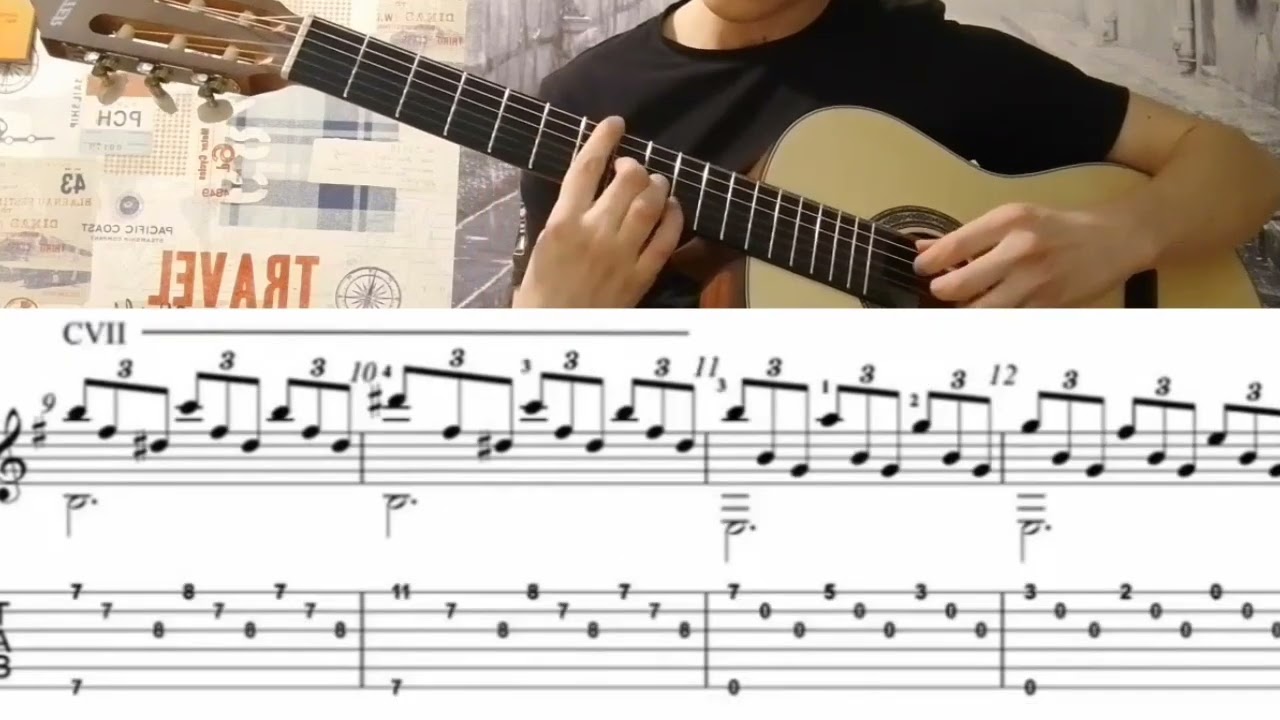 Spanish romance. Tab + notes