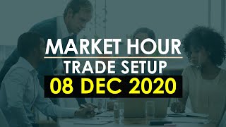 Intraday Trade Setup I 8 December 2020 I Stock Market News I Market Hour