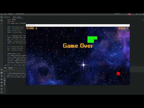 "Snake" game (PyCharm, Python, PyGame)