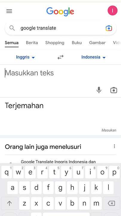 Lagi main google translate lalu...