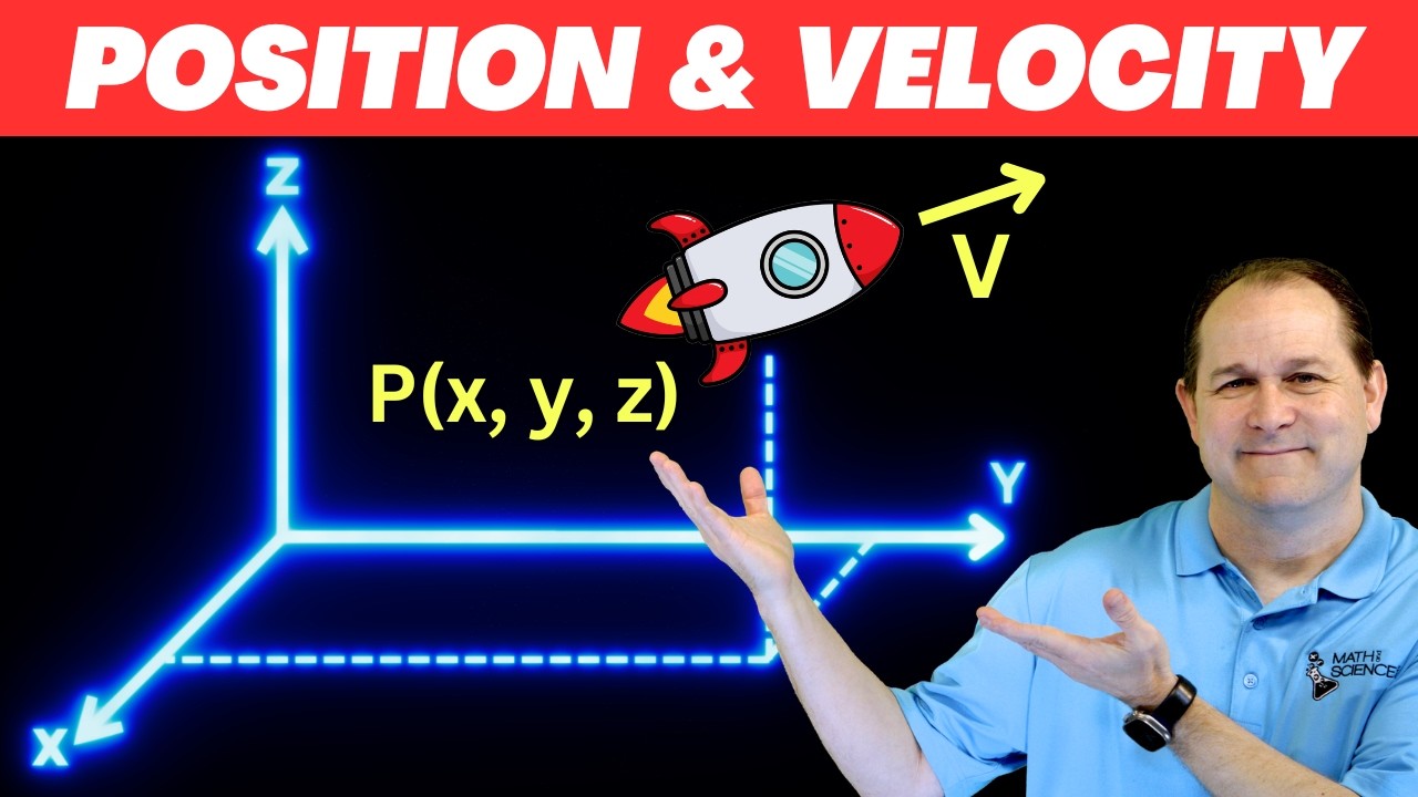 The MOST Fundamental Physics Concept - Position & Velocity - YouTube