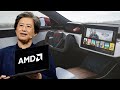 AMD gaming in a TESLA?! - CNET