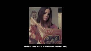 lana del rey - west coast tik tok radio mix (sped up) Resimi