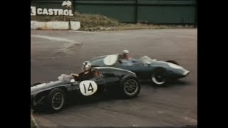 1961 Car Racing original film Wheelspin ‘61 BRSCC By Roscoe Films