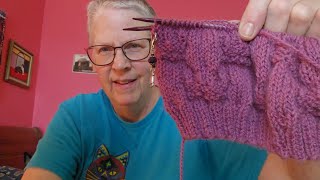 Working on My First Romance at the Fiber Guild Knitting Pattern