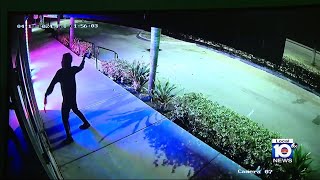 Broward business vandalized by photo taking crook caught on camera