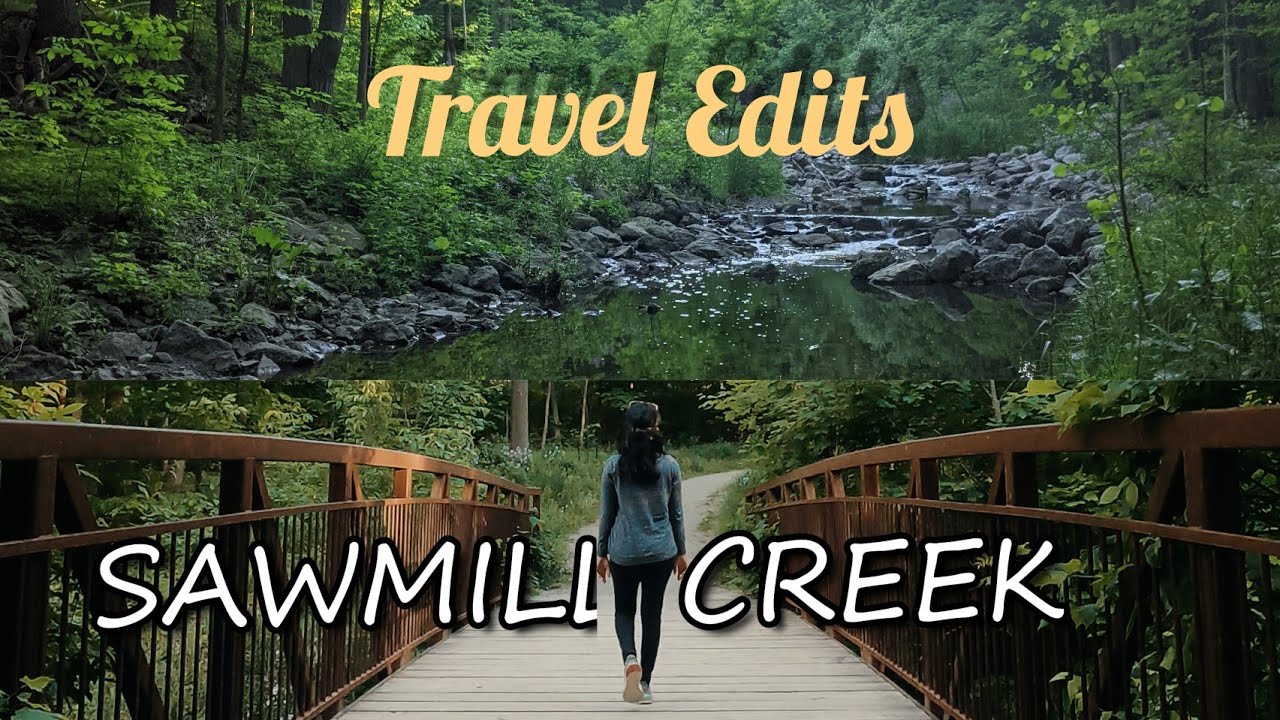 Mississauga Sawmill Creek Trail 4K Walking Serene Relaxing Trail