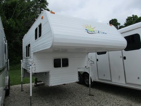 HaylettRV.com - 2009 Sunlite 865SE Used Pickup Slide in Truck Camper by