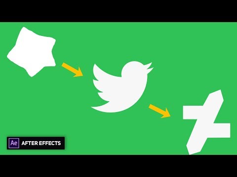Morph Shape Animation - After Effects Tutorial - Easy & Quick Method - For Beginners Also