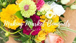 Making Market Bouquets // Tutorial // Green Bee Floral Co.