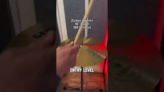 Entry VS Pro. What are you choosing? #cymbals #drumkit #drums #drummers #cymbal