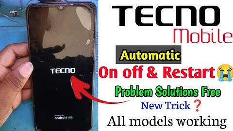 Tecno spark go 2023 automatic on off 😭on off ho raha hai || problem solutions 100% || new trick