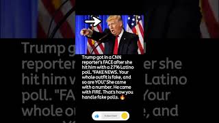 Trump Fires Back at CNN Reporter Over 27% Latino Approval Poll 🇺🇸