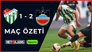 Diyarbekir Spor 2-1 Bursaspor Maç Özeti | TFF 2. Lig Beyaz Grup | Net Spor