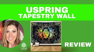 USPRING Sun and Moon Tapestry Burning Sun Tapestry Review