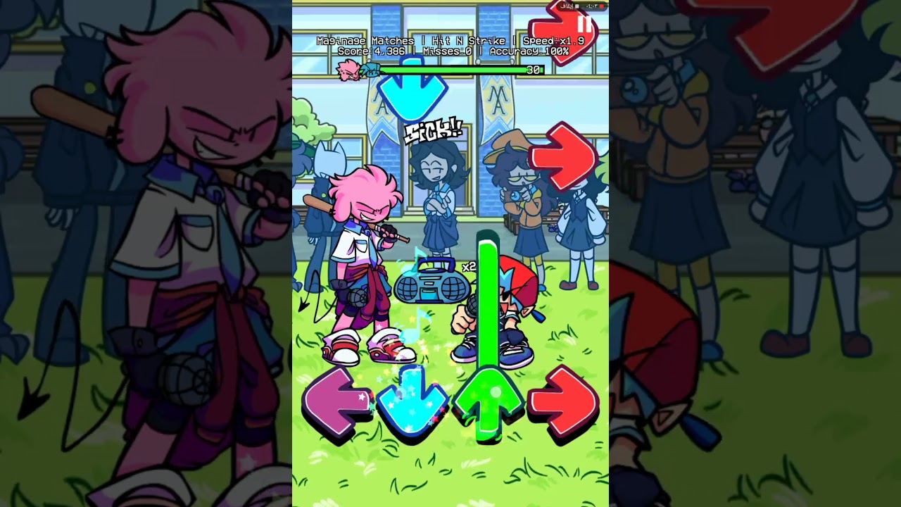 FNF تختيم مود MAGINAHE MATCHEC المود الاخير صعب جدا