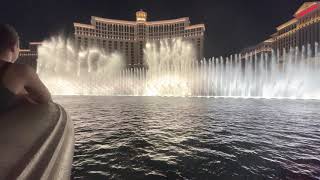 Bellagio Fountains & Water Show at Bellagio Hotel & Casino Las Vegas Nevada - Show Times & Song List