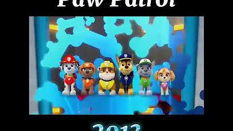 Evolucin de Paw Patrol #Evolution #pawpatrol #Shorts