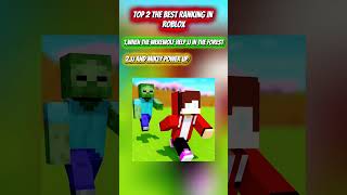 When the Werewolf Help JJ in The Forest#roblox #robloxanimation #memes