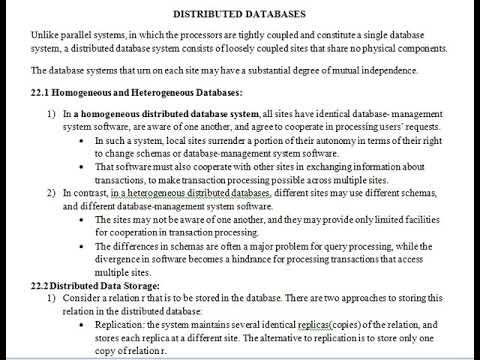Homogeneous And Heterogeneous Databases Youtube Homogeneous And Heterogeneous Databases Youtube