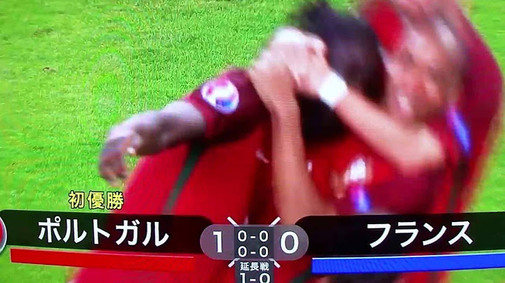 【ユーロ2016】ポルトガル優勝！C・ロナウドが涙の負傷交代…25分間で終了