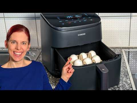 Perfekte Eier ohne Topf und Pfanne Geniale Eier Rezepte im Cosori TurboBlaze Airfryer