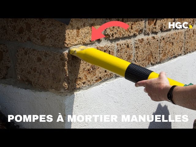 seringue de remplissage de mortier