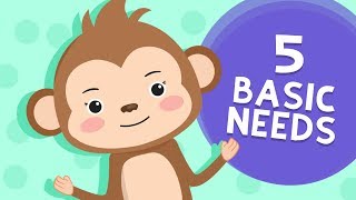 5 Basic Needs we Need from the Environment | Nursery Rhymes and Kids Songs |