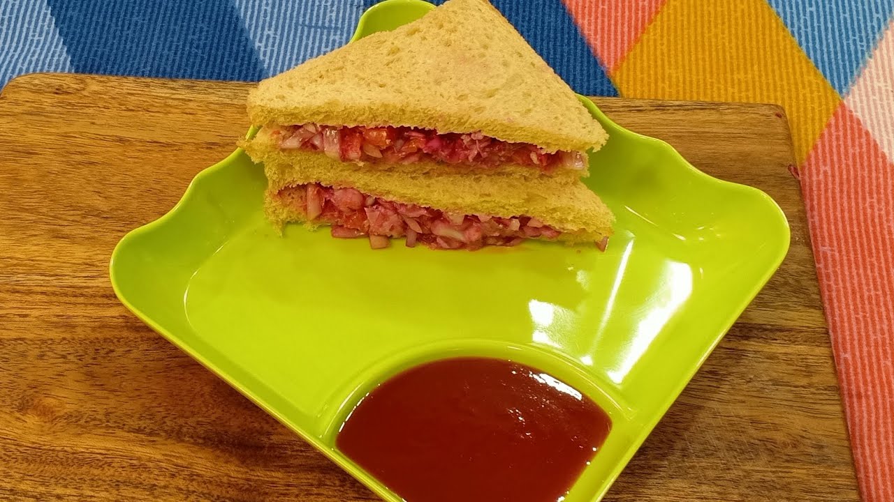 Nonveg sandwich by Malti's recipe in Marathi food recipe trending