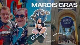 Mardi Gras At Universal | Day 1- Spring Break Trip 2024 |