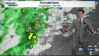 Daily rain chances starting in Indiana, timing showers & rumbles today | Thu A.M. Update