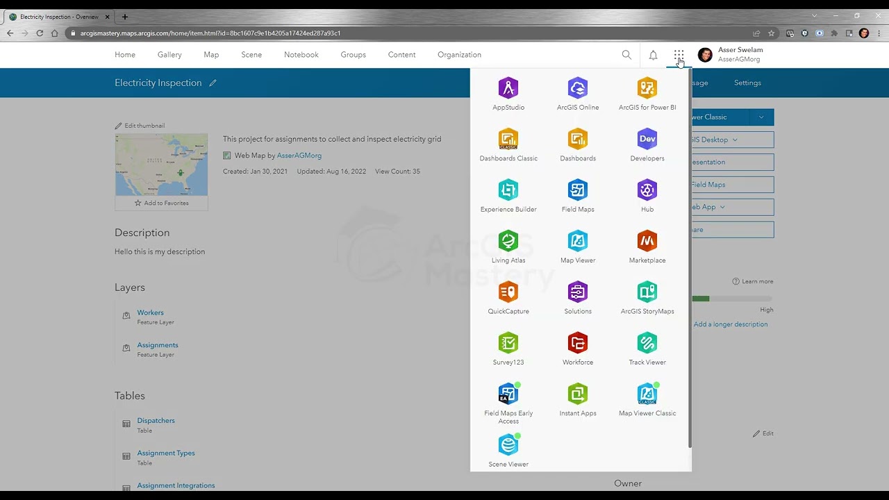Введение в ArcGIS Experience Builder