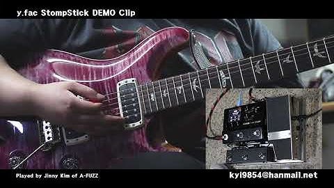 y.fac StompStick demo HX Stomp MIDI Controller
