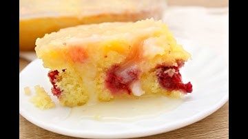 Raspberry lemon cake