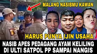 Lucu nya Negriku!! Penjual Ayam Keliling di ulti satpol PP, Harus ada ijin Usaha