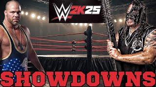 WWE 2K25 SHOWDOWNS Abyss vs  Kurt Angle Falls Count Anywhere