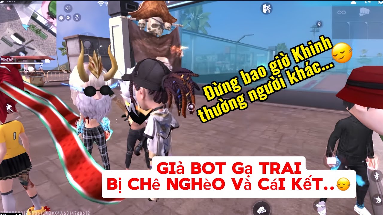[FreeFire] Giả bot bị bạn Nam khinh thường và cái kết...Mun quyết tâm gạ cho bằng được mới thôi hmm