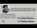 01 Alphabet & Pronunciation - A1 Level | ജർമ്മൻ ഭാഷാപഠനം മലയാളത്തിൽ | Learn German in Malayalam